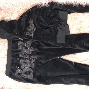 Bratz Black Rhinestone Tracksuit
